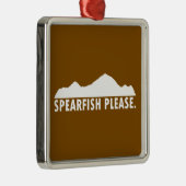 Spearfish South Dakota Please Metalen Ornament (Rechts)