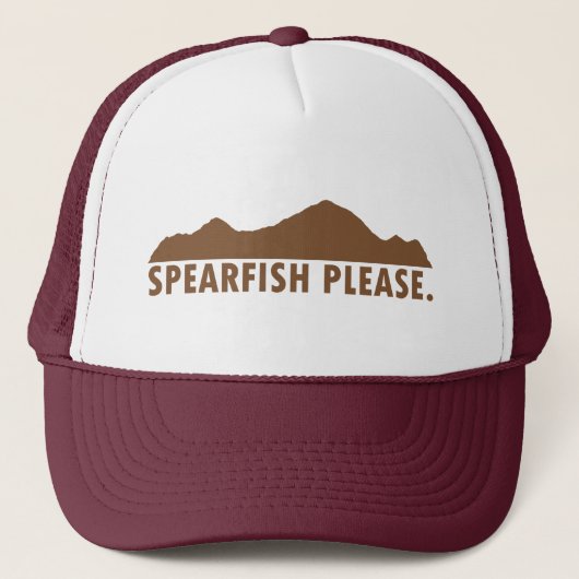 Spearfish South Dakota Please Trucker Pet (Voorkant)