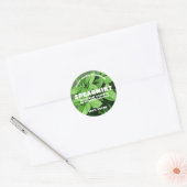Spearmint Candle Ronde Sticker (Envelop)