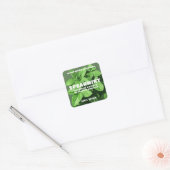 Spearmint Candle Square Sticker (Envelop)