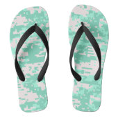 Spearmint Digital Camo Pattern Teenslippers (Voetbed)