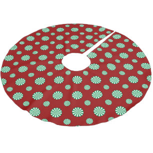 Spearmint Polka Dots Tree Skirt Kerstboom Rok