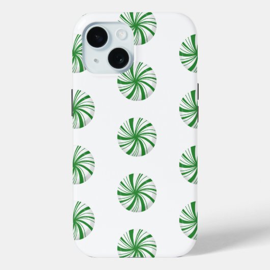 Spearmint Swirl Hoesje-Mate iPhone case (Achterkant)
