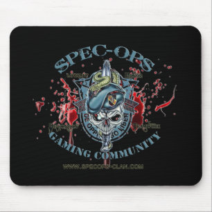 Spec/Ops Black Muismat logo 2