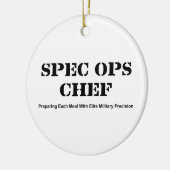 Spec Ops Chef Keramisch Ornament (Links)