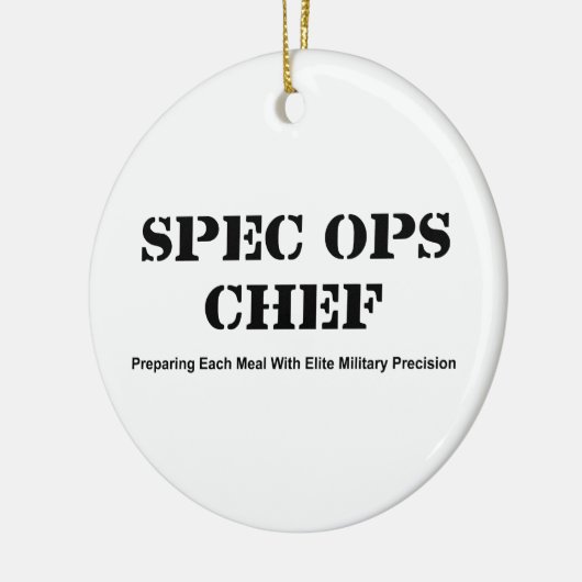 Spec Ops Chef Keramisch Ornament (Links)
