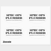 Spec Ops Plumber Ovale Sticker (Vel)