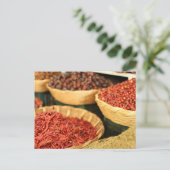 Specerijen Briefkaart (Staand voorkant)