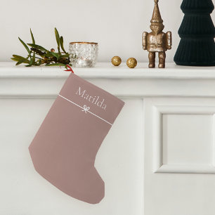specerijen Eenvoudige minimalistische boog geper Kleine Kerstsok