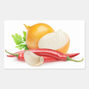 Specerijen Rechthoekige Sticker