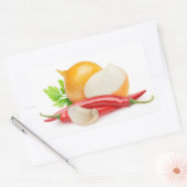 Specerijen Rechthoekige Sticker (Envelop)