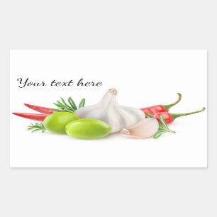 Specerijen Rechthoekige Sticker