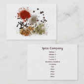 Specerijen Visitekaartje (Voorkant / Achterkant)