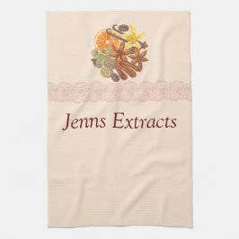 specerijen, zaaigoed en extracten nr. theedoek