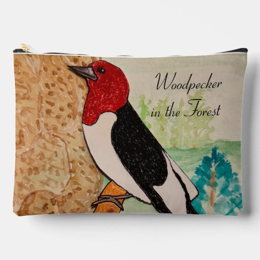 Specht in het bos etui (Voorkant)