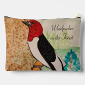 Specht in het bos etui (Achterkant)