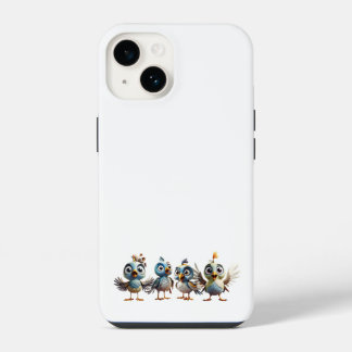 specht Schattige baby vogel iPhone 14 Stoere Hoesj iPhone 14 Hoesje