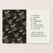 Speciaal 45e Verjaardagsfeestfoto Monogram Folie Kaarten (Binnen)