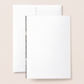 Speciaal 45e Verjaardagsfeestfoto Monogram Folie Kaarten (Met envelop)