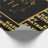 Speciaal 50e-dag goudverlooppapier cadeaupapier (Hoek)