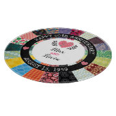 Speciaal 60e Jubileum, patchwork-kwilt Snijplank (Hoek)