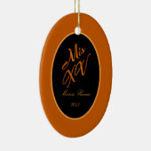 Speciaal aangepast Ornament Mis XV-Sinaasappel (Rechts)