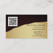 Speciaal aangepaste interne QR-code Logo Visitekaartje (Voorkant)