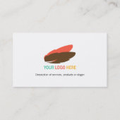 Speciaal aangepaste logo moderne aangepaste profes visitekaartje (Achterkant)