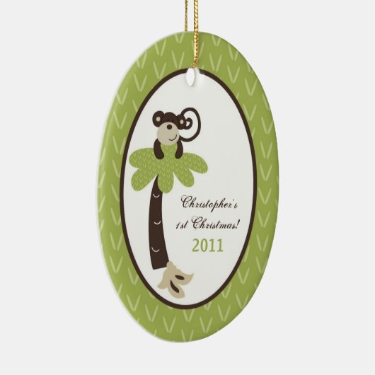 Speciaal aangepaste monkeytijdzoo Jungl voor sierd Keramisch Ornament (Rechts)