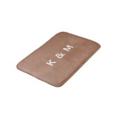Speciaal aangepaste monogrammed Bath Mat (Gekanteld)