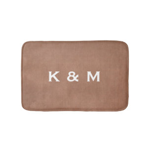 Speciaal aangepaste monogrammed Bath Mat