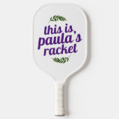 Speciaal aangepaste naam Pickleball Racket (Voorkant)