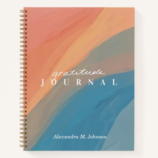 Speciaal Abstract artikel met Gratitude Journal Notitieboek (Voorkant)
