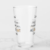 Speciaal accountant Funny Geweldige accountant Glas (Rechts)