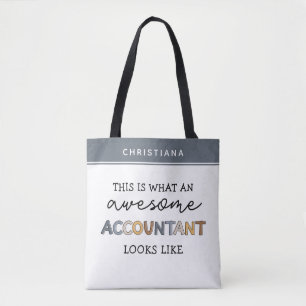 Speciaal accountant Funny Geweldige accountant K Draagtas