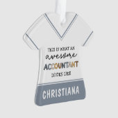 Speciaal accountant Funny Geweldige accountant Ornament (voorkant)