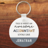 Speciaal accountant Funny Geweldige accountant Sleutelhanger (Voorkant)