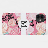 Speciaal afdrukken in Floral Black en White Case-Mate iPhone Case (Achterkant (horizontaal))