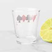 Speciaal afspeelkaartBridge & Poker Shot Glas (Achterkant)