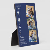 Speciaal Afstuderen Keepomwille Navy Blue 3 Foto Fotoplaat (Zijkant)