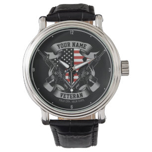 Speciaal Amerikaans Veteraan Proud Vet Verenigde S Horloge
