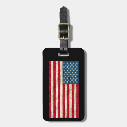 Speciaal Amerikaans Vlag-Amerikaans Bagagelabel (Voorkant verticaal)