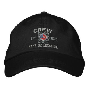 Speciaal Amerikaans vlaggenschip Nautical Embroide Geborduurde Pet