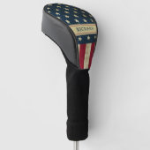 Speciaal -Amerikaans vlagpatriottisch Golfheadcover (Schuin)