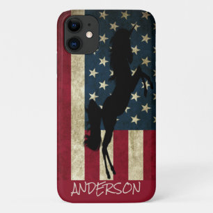 Speciaal Amerikaans zwart Unicorn Hoesje-Mate iPh iPhone 11 Hoesje