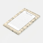 Speciaal Antiek vel muziek Post-it® Notes (Schuin)