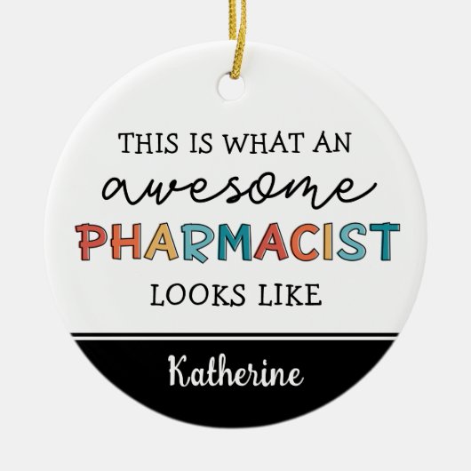 Speciaal apotheker Funny Geweldige apotheker Keramisch Ornament (Voorkant)