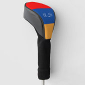 Speciaal Armeense vlag golfafdekking Golfheadcover (Schuin)