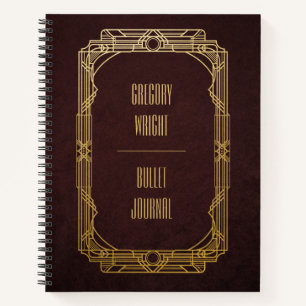 Speciaal Art Deco Bullet Journal Notitieboek