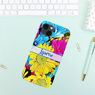 Speciaal artikel Floral Daisy iPhone 13 Hoesje